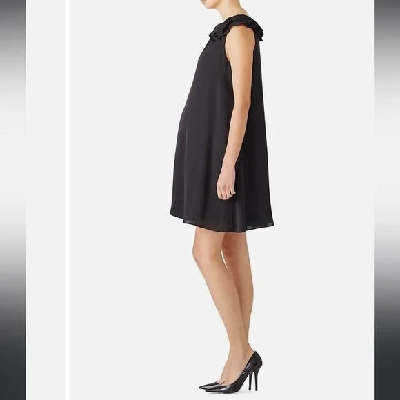 Amanda Uprichard Maternity Crepe Shift Dress - Size S - Picture 5 of 8